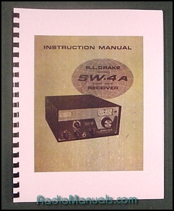 Drake SW-4A Instruction Manual: 11" X 17" Foldout Schematic